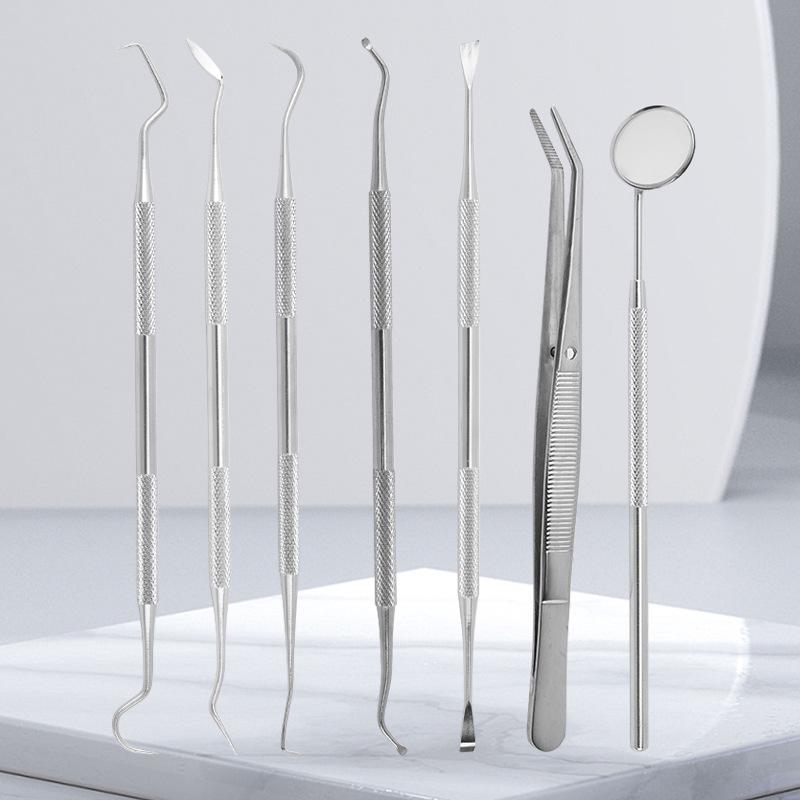 Dental Endoscope & Tool Set: Probes, Tweezers, Tartar Remover for Oral Care