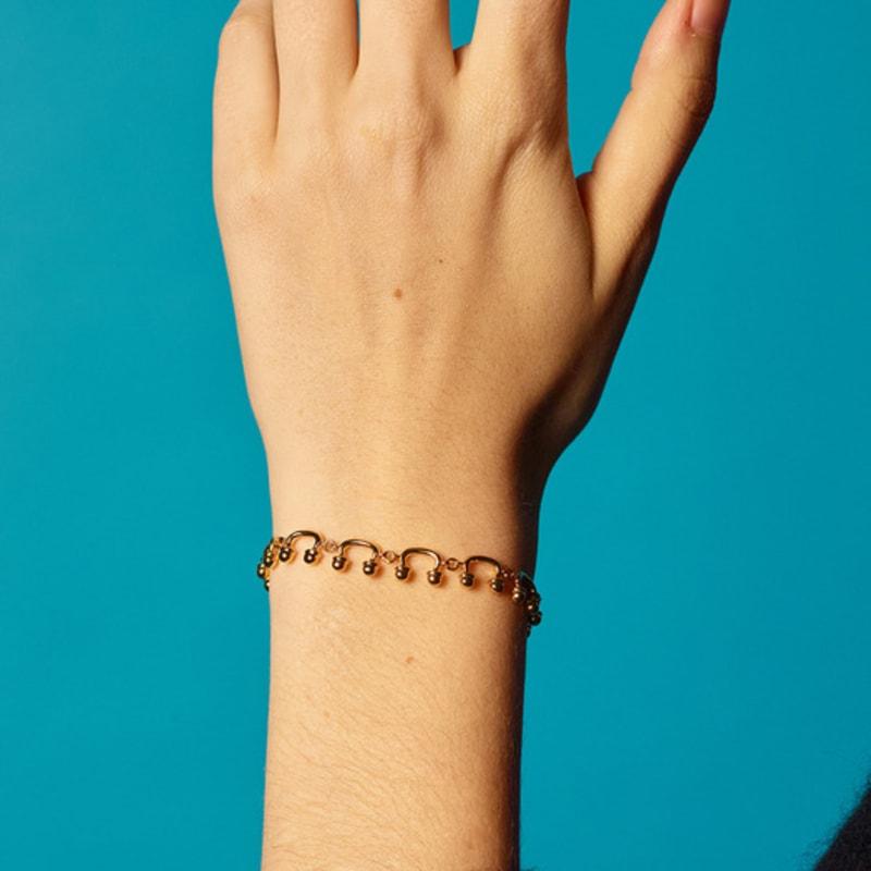 Invisible collage IC CHAIN BRACELET_GOLD