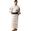 Shoji M33525N Yukata Shijira Yukata Obi Included Obi Set Set Obi [Mitsuhashi Co., Ltd.] Men's Men's One-touch 2-Piece 3-Piece (Setta Included) (LL,