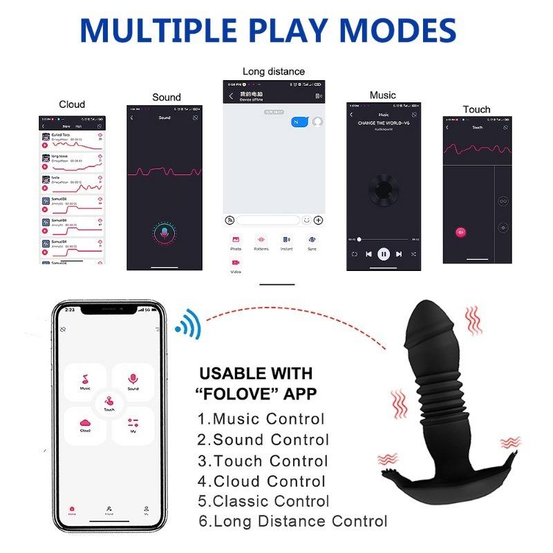 Невидимый секс-игрушка для взрослых, беспроводное приложение, пульт дистанционного управления, носимый фаллоимитатор, вибрирующий трусики, вибратор для женщин и женщин