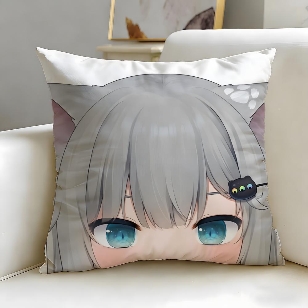 Популярная игра NEKOPARA Наволочка Мягкая Легко стирающаяся Наволочка для подушки Универсальная для дивана кровати путешествий и офиса
