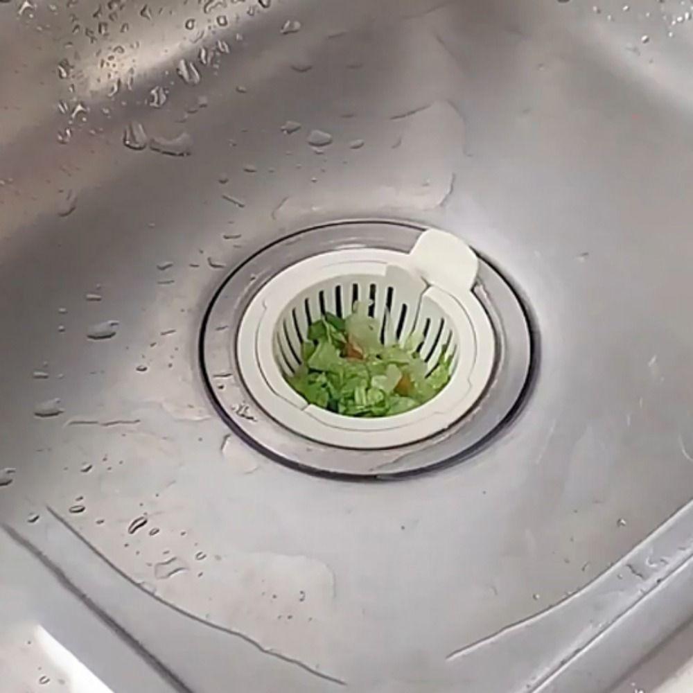 10pcs Round Shape Sink Drain Strainer Hair Filtration Filter Grid Cover For Home Kitchen