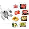 Измельчитель мяса из нержавеющей стали с 6 острыми лезвиями, деревянной ручкой, для пюрирования говяжьего фарша для бургеров, картофеля, овощей, легко моющийся кухонный инструмент