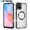 KEYSION Прозрачный магнитный чехол для VIVO Y21 Y21S Y21T Y33S Y33T Силикон+ПК Сверхпрочный Противоударный Чехол для телефона для VIVO T1X