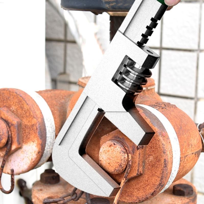 Multifunctional Right Angle Adjustable Wrench With Wide Jaw Opening Up To 9.8cm For Automotive Mechanics And DIYer Use