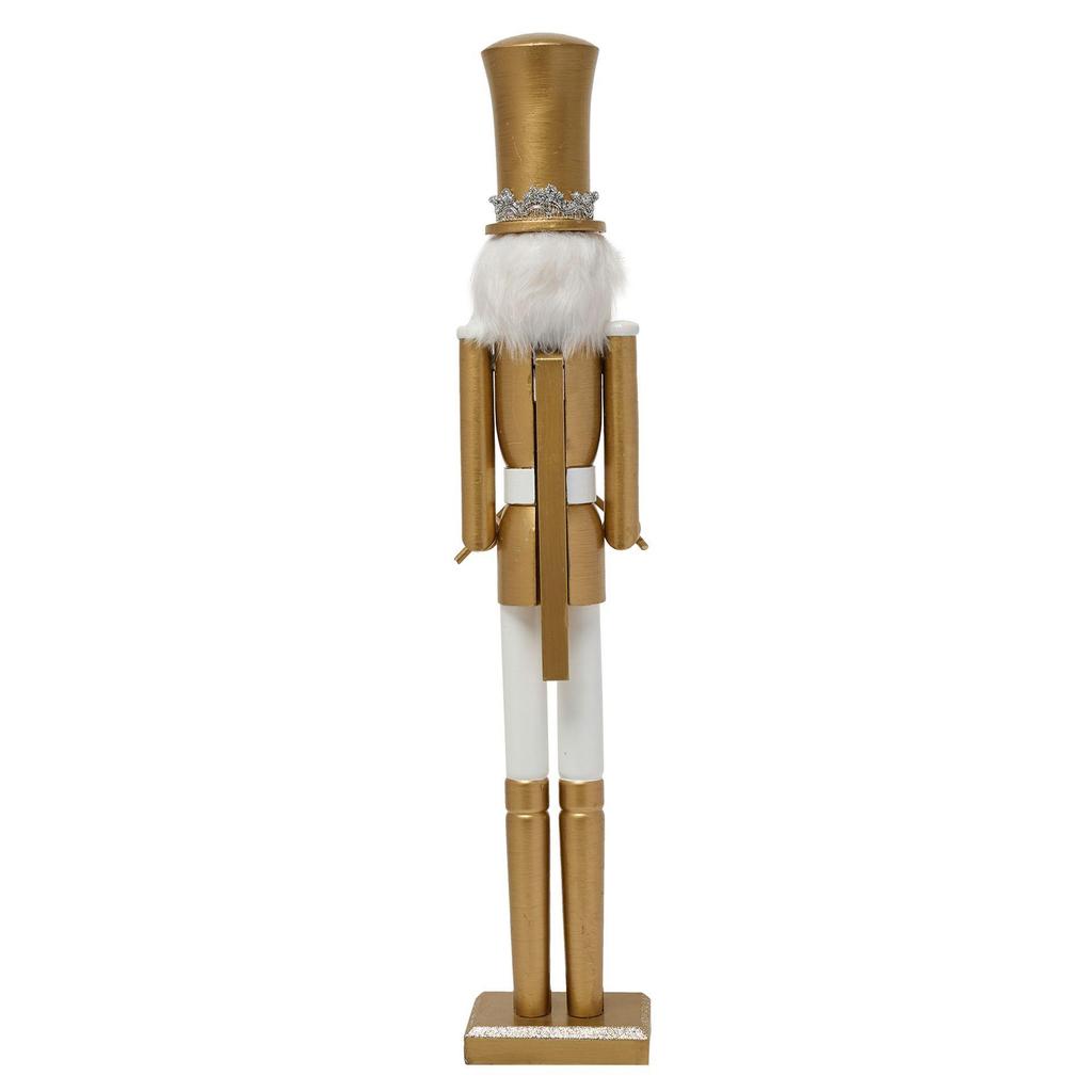 Bellini Wooden Nutcracker - Gold 60cm