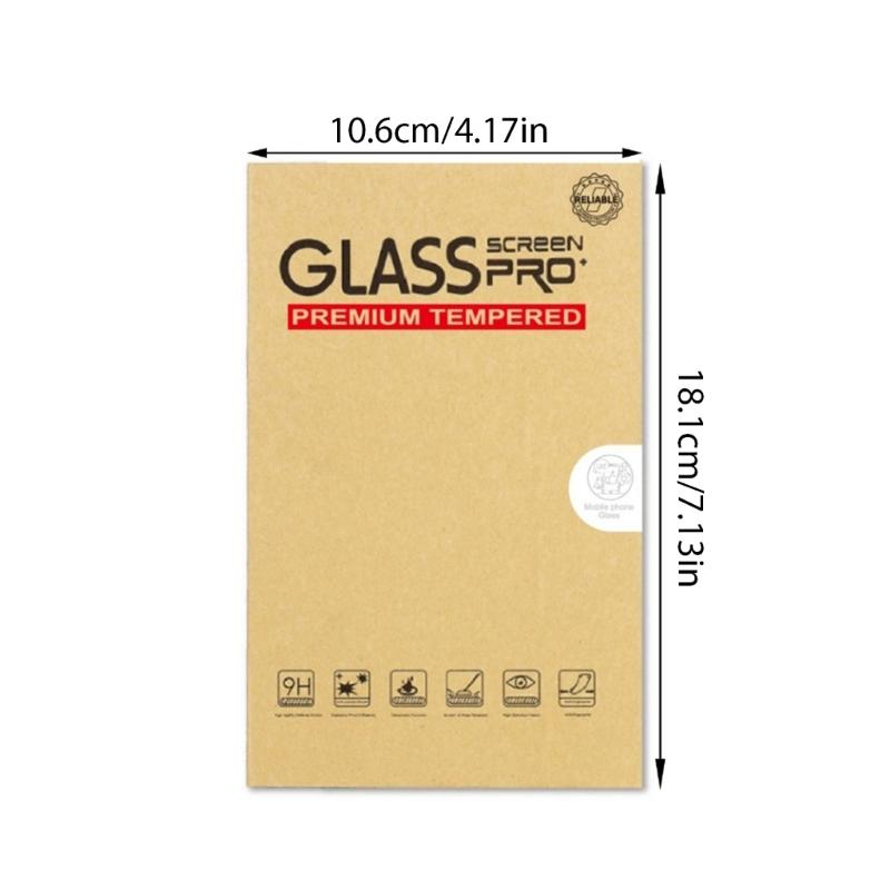 9H Hardness Tempered Glass Shield Guard for RG Slide Handheld Console Gaming Device Offering Superior Scratch Resistance