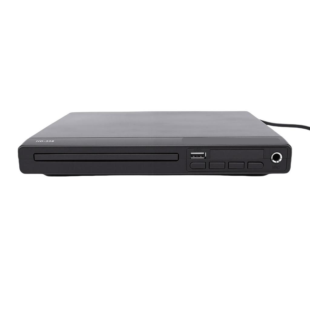 HD DVD-плеер с HDMI-интерфейсом 1080P, маленькая домашняя стереосистема, CD-плеер для телевизора с USB, 6,5 мм, воспроизведение MP3, пульт дистанционного управления