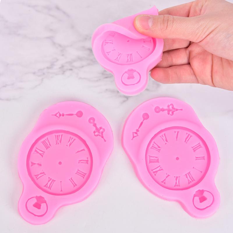 1 шт. силиконовые формы для часов, инструменты для украшения кексов, помадки, формочки для печенья и шоколада