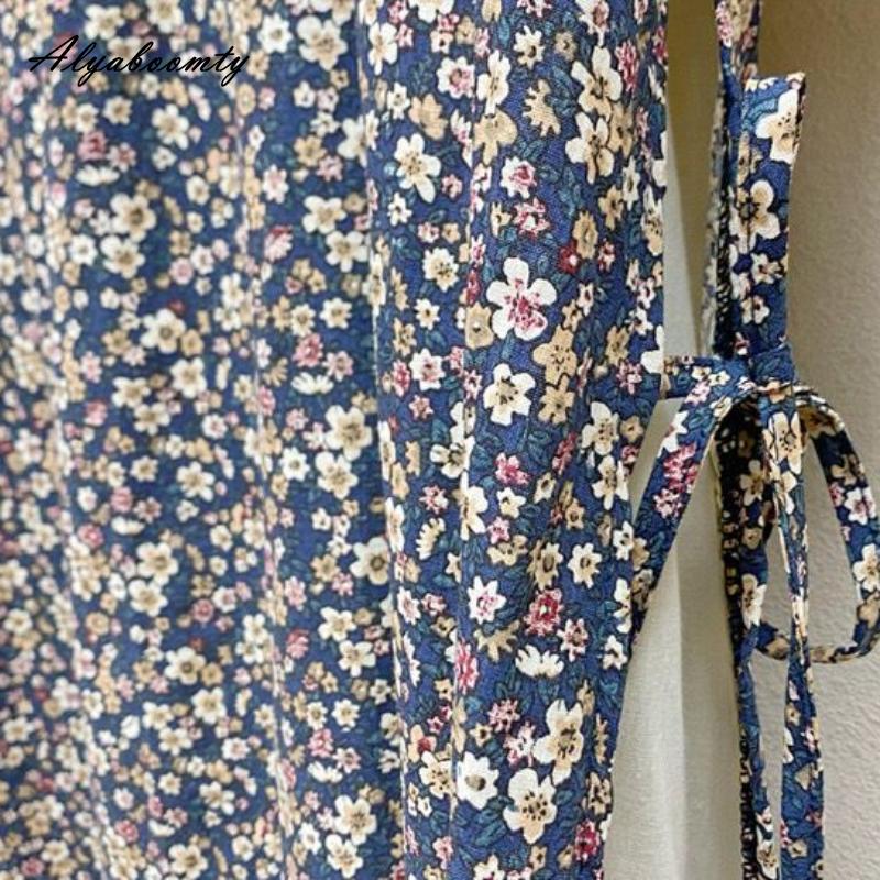 Японское летнее женское свободное платье Mori Girl с воротником Питера Пэна, лоскутное платье с вышивкой, ажурное платье из хлопка и льна, винтажное платье миди