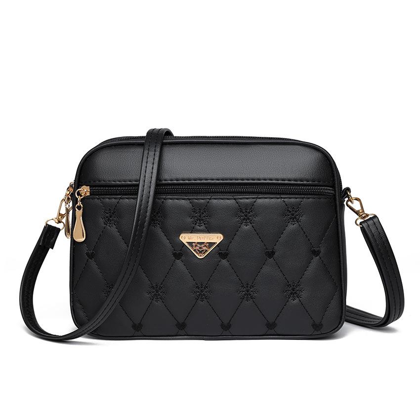 Сумки Вышитая сумка подмышку Новый стиль Модная маленькая квадратная сумка Модная и универсальная сумка на одно плечо