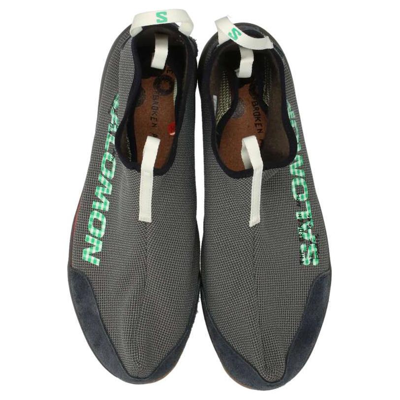 SALOMON Rx Moc 3.0 Удобные Нескользящие Ботинки для Хайкинга со Средней Высотой Голенища с Круглым Носком Мужские Ботинки для Хайкинга Серо-Зеленые 474214