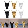 Rock and Roll" Crafts Hand Gesture Statue Party Livehouse Day Music Theme Crafts Centerpieces Statue Bar Party Decor