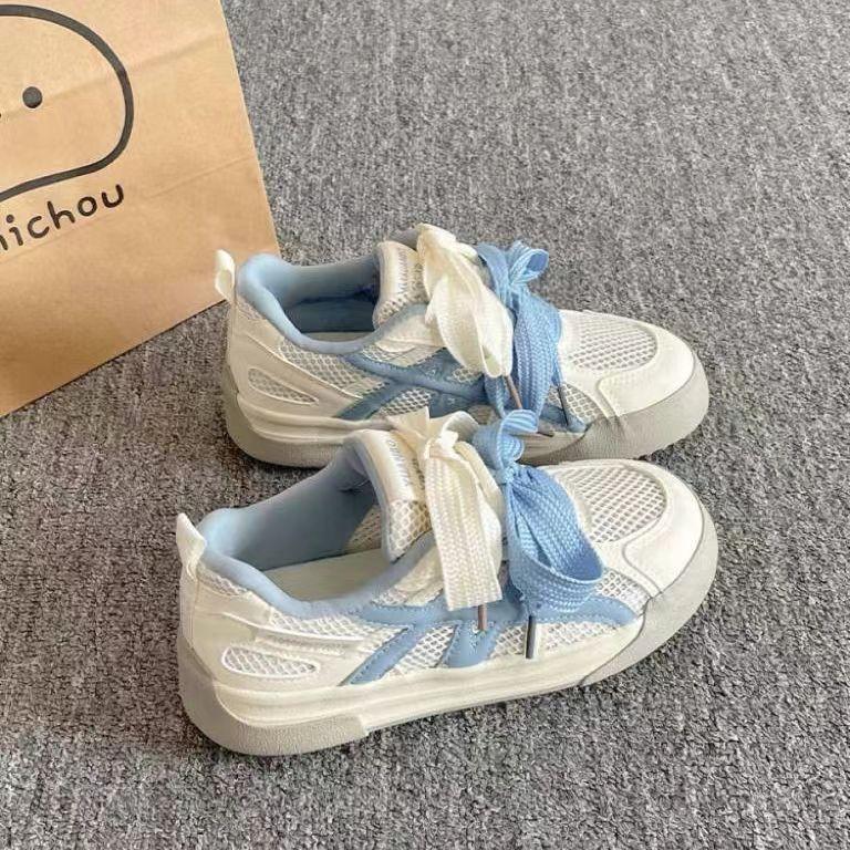 Женская обувь Модная Универсальная Платформа Повседневная Обувь для Скейтборда 2025 Лето Новинка Сетчатые Дышащие Повседневные Кроссовки Zapatos De Mujer