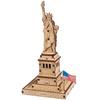 Ugears Статуя Свободы 70247 Деревянный пазл, Не требует клея или инструментов, 3D-пазл с инструкциями по сборке, Подходит для начинающих