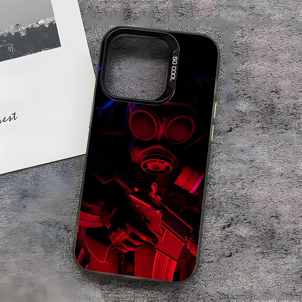 Game C-Counter-Strike CS2 Phone Case For IPhone17 Air 16 15 14 Plus 13 12 11 Pro 7 8 XS Max XR Silver Black Bumper Case