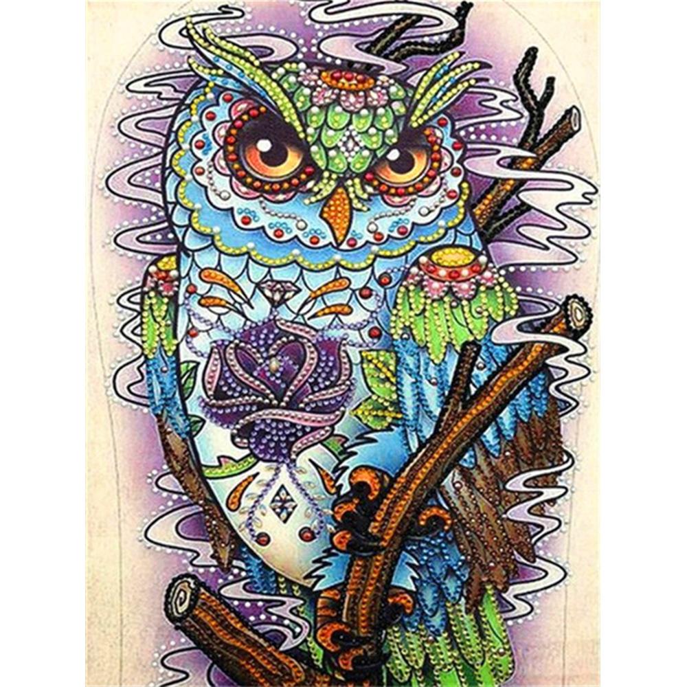 Алмазная картина Новая Сова 5D Алмазная вышивка Крестом Животные Стразы Мозаика Распродажа Decortion