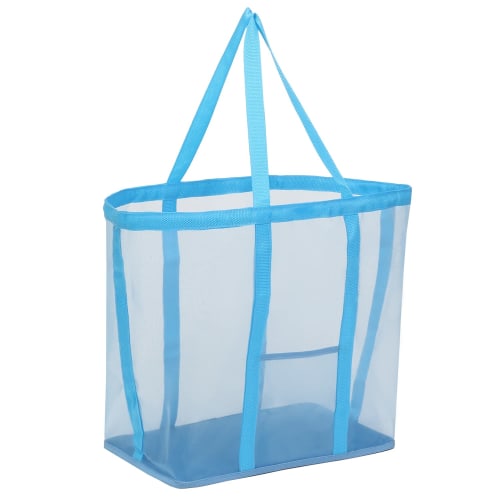 Astro Laundry Mesh Bag, Light Blue, Approx. 39cm Wide X 24cm Deep X 40cm High, Laundry Basket, Laundry Hamper, 820-30