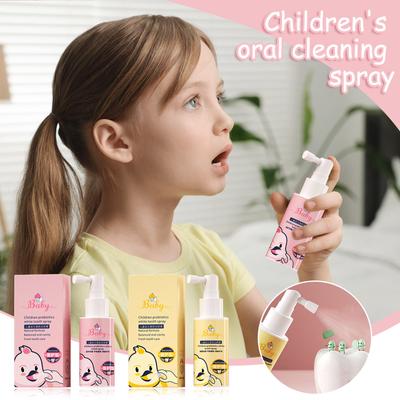 Детский спрей для полости рта, зубная паста для малышей, помощник при кариесе и свежем дыхании, детский антикариес без фторида для новорожденных и дошкольников, 40 мл