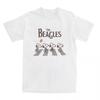 Модные Футболки с Принтом Peanuts Snoopy The Beagles Мужские Женские Хлопок Комикс Woodstock Футболка Подарок на День Рождения Мужские Топы