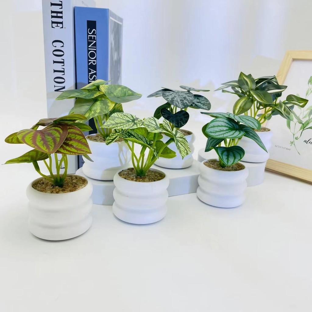 Имитация Листьев 8 Эпипремнум Золотистый Горшечное Искусственное Растение Орнамент Декор