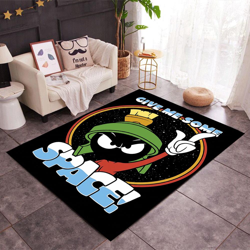 Space Adventure With Friends Themed Anti-Slip Rugs - Polyester Home Decor, Suitable for Bedrooms, Living Rooms, Doorways, Studios, and Decorations