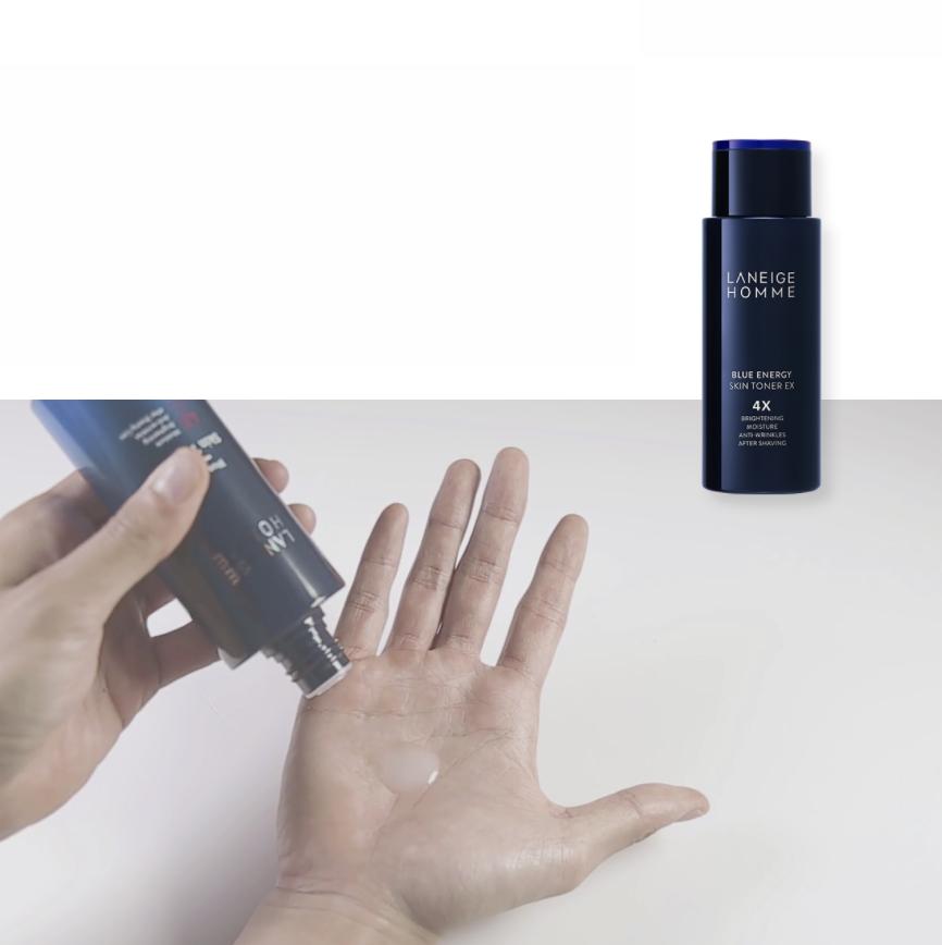 LANEIGE Набор Homme Blue Energy Duo (Тонер+эссенция в лосьоне)