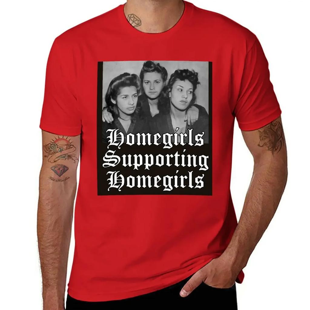 OG Pachuca Homegirls Supporting Homegirls T-Shirt blanks sports fans aesthetic clothes mens big and tall t shirts