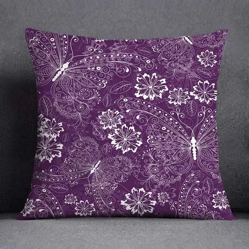 Ретро бабочка квадратная наволочка украшение для дома и офиса наволочка