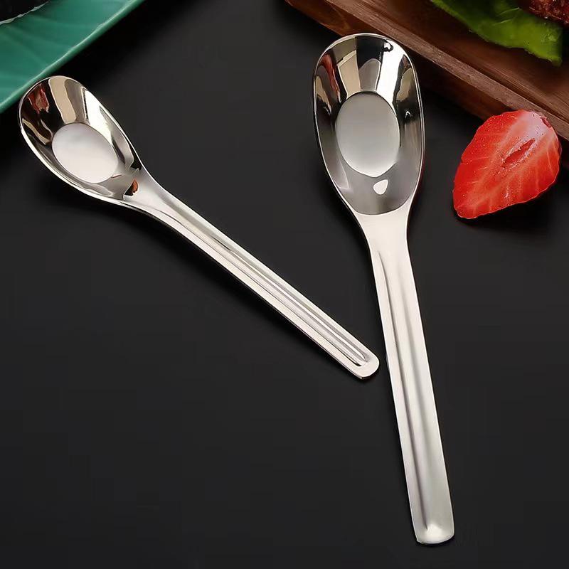 Нержавеющая сталь утолщение ложка креативная длинная ручка отель тушеное мясо ложка половник суп домашняя кухня основные инструменты