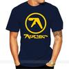Футболка с логотипом Aphex Twin Размеры S M L XL 2XL 3XL Новая Модная Футболка Бренд Хип-Хоп Принт Мужская Футболка Высокое Качество
