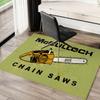 Mc-cul-lochs Chainsaw Floor Mat Soft Thickened Absorbent Non-Slip Bedroom Living Room Door Mat Home Decor Flannel Rugs
