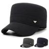 Winter Men's Hat Velvet Thick Ear Protection Wool Flat Cap Middle-Aged Outdoor Warm Cotton Hat