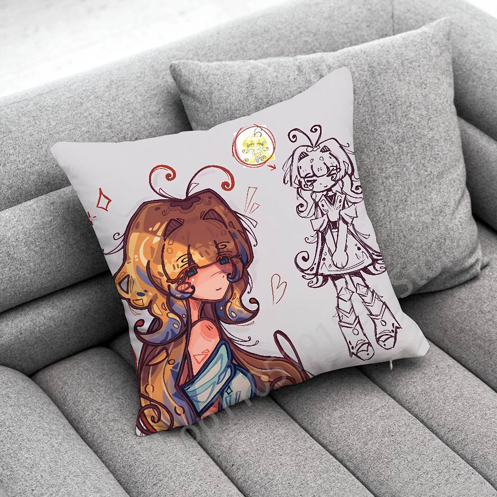 Black Sapphire Sugarfly C-Cookie Run Throw Pillow Case For 50X50Cm 40X40Cm 45X45Cm 30X30Cm Square Bedroom Pillowcase Cover