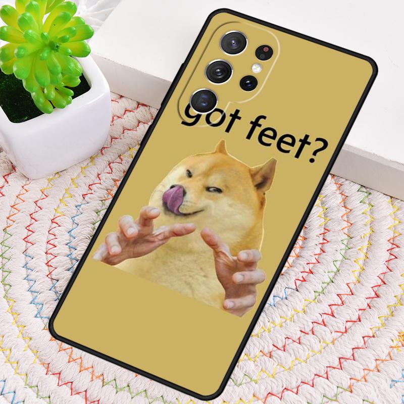 Смешной чехол для телефона с мемом про собаку Cheems Doge для Samsung Galaxy note 10 pro S26 Ultra S23 S24 FE S25 S21 S22 PLUS ударопрочный