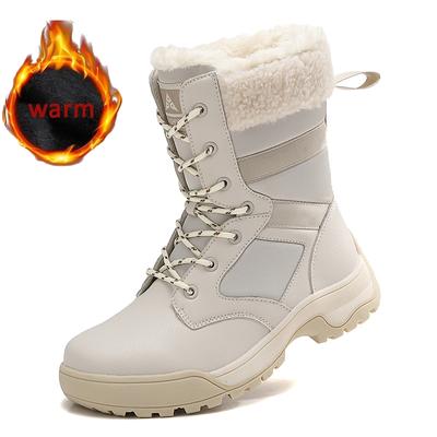 Зимние женские сапоги на платформе, сохраняющие тепло, высокие зимние сапоги, женские удобные водонепроницаемые меховые сапоги для активного отдыха