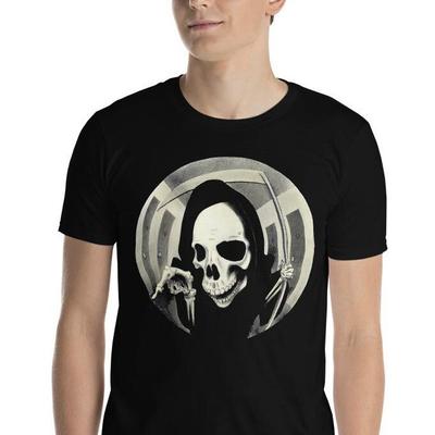 Death From Reaper Doorbell Short-Sleeve Unisex T-Shirt Mens Womens Tees Top
