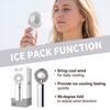 Handheld portable fan with cooling function90Conveniently foldable, adjustable wind direction, rechargeable fan for indoor and outdoor cooling in