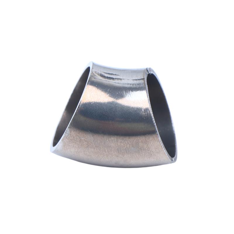 45° Weld Elbow Corrosion Resistant 304 Stainless Steel Butt Weld Pipe Fitting 16-80mm OD for Gas Pipelines