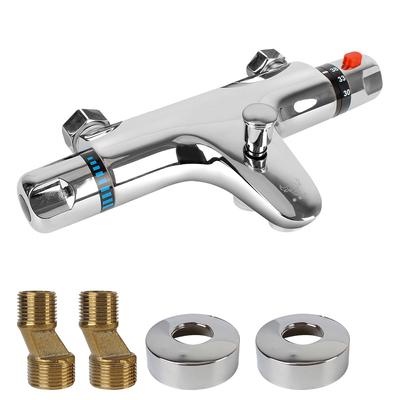 Смеситель для горячей и холодной воды T Гермостатический кран Инструмент для ванной комнаты Смеситель для ванны T Гермостатический смеситель для душа Смесительный клапан для ванной комнаты