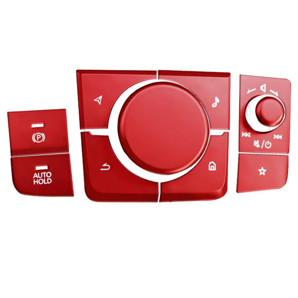 Наклейки на крышку кнопки переключения для 3 CX-30, автоматический удерживающий переключатель, кнопка P, мультимедийные переключатели, наклейки на кнопку, алюминий
