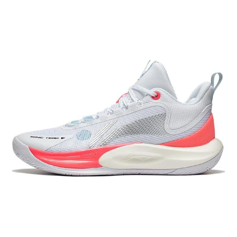 Li Ning SONIC Team Удобные, Нескользящие, Износостойкие, Поддерживающие, Упругие, Средняя высота, Баскетбольные кроссовки, Мужские ABPT023-2