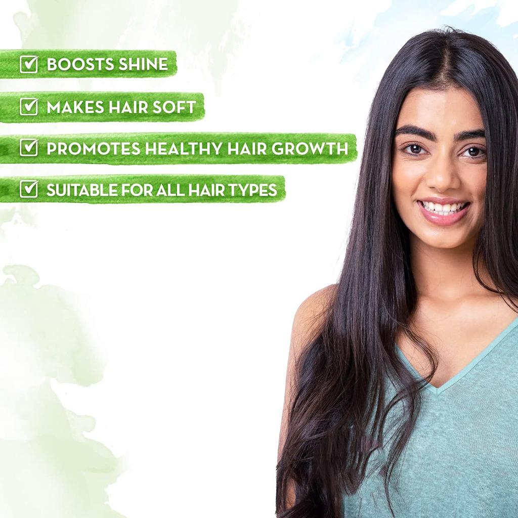 Mamaearth Маска для волос с яблочным уксусом для сухих и вьющихся волос с органическим яблочным уксусом и биотином для роста, длинных и блестящих волос – 200 г