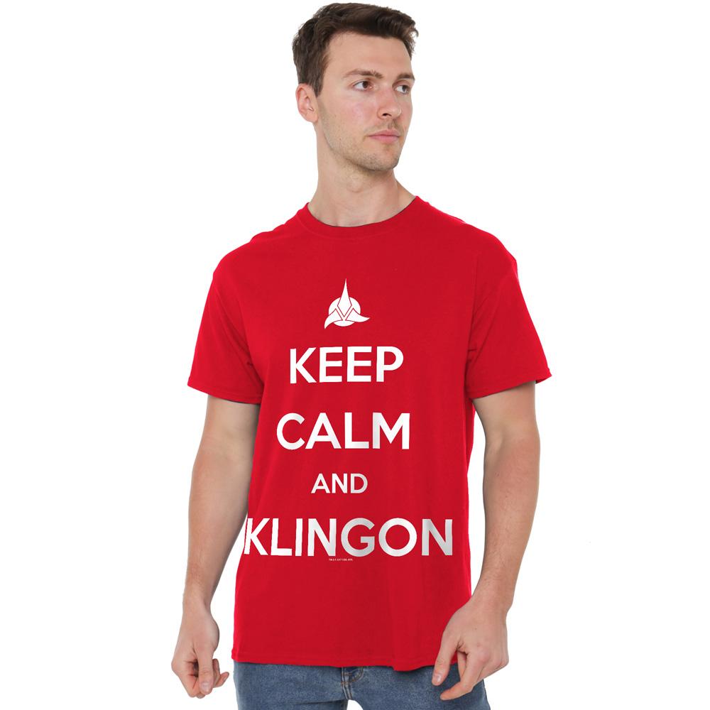 Star Trek Mens Calm Klingon T-Shirt