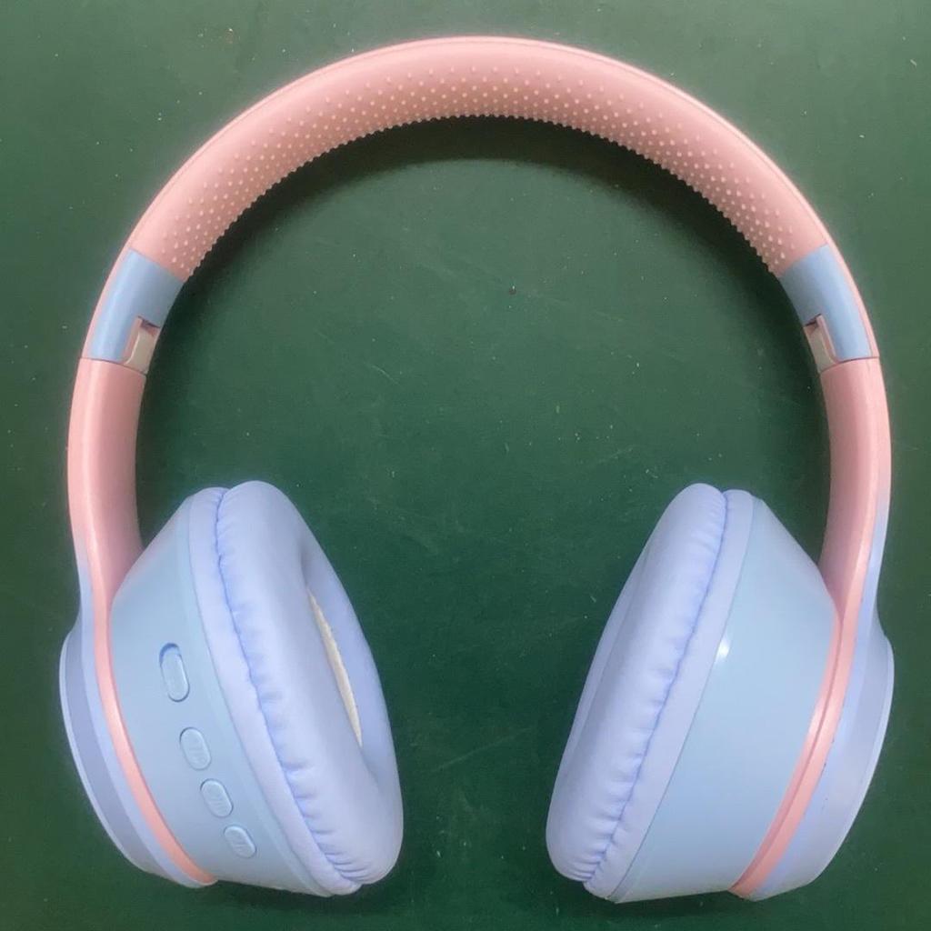 Светящаяся беспроводная Bluetooth-повязка на голову с градиентом и макаруновыми наушниками – Хит продаж с мощным басом