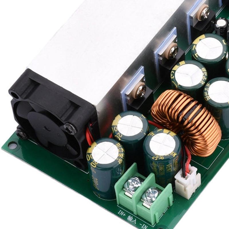 Регулируемый модуль стабилизатора напряжения DC12V на 80V 20A Выходной с защитой от перегрузки по току и короткого замыкания для промышленного использования