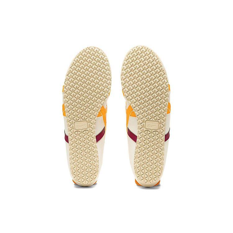 ONITSUKA TIGER Mexico 66 Удобные кроссовки с низким верхом Унисекс кроссовки Белый Желтый 1183A360-114
