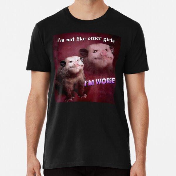 Я не как другие девушки, я хуже Смешная футболка S-5XL Лучшая футболка