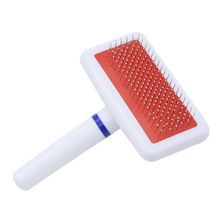 Pet Supplies White Air Bag Stainless Steel Pin Brush
