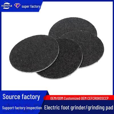Электрическая шлифовальная машинка для ног с дисками из вулканического камня для удаления мозолей и кутикулы